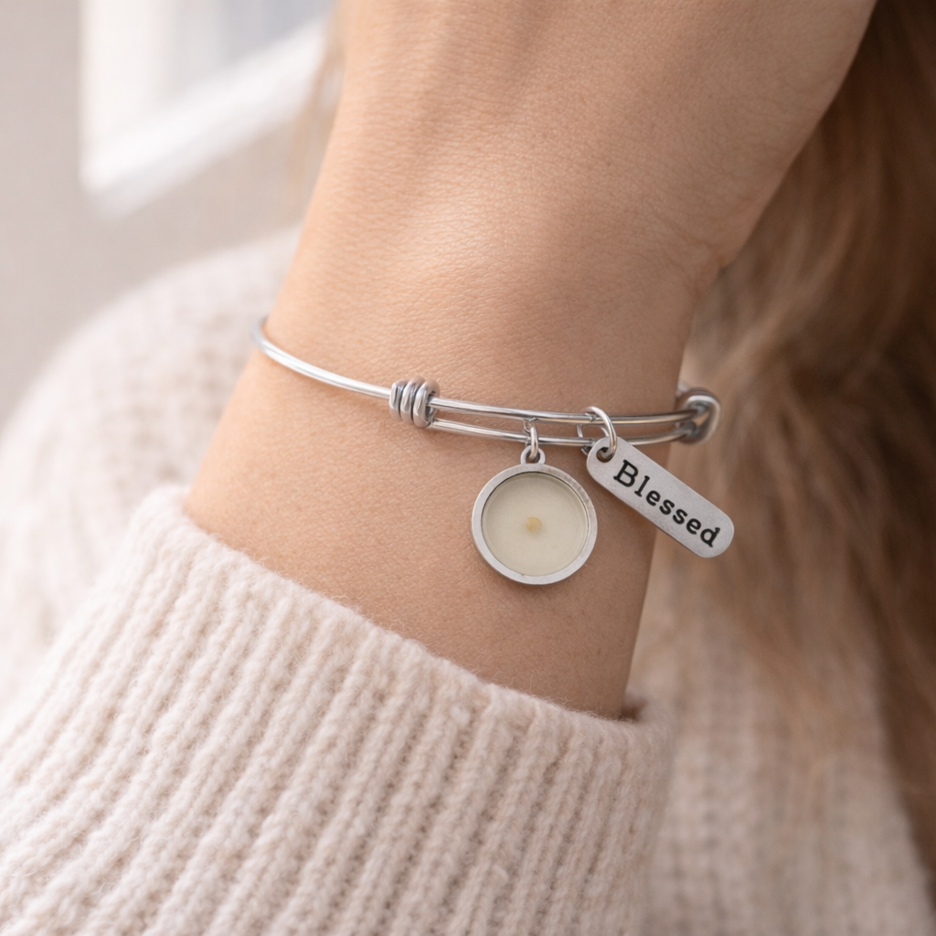 Blessed Mustard Seed Bangle Bracelet