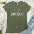 Spirit Lead Me Tee - Heather Green