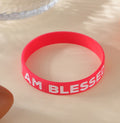 I am Blessed Rubber Bracelet