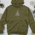 Gleaming Silver Faith Tree Midweight Hooded Sweatshirt VIP